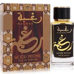 Raghba Wood Intense 3.4 OZ  Eau De Parfum Spray (Unisex) By Lattafa